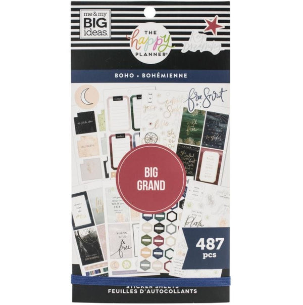 Me and My Big Ideas Boho Big Value Pack Sticker Create 365 Happy Planner Stickers 487 Stickers