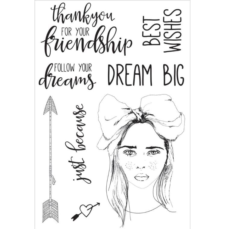 Kaisercraft Boho Dreams Clear Stamps 6.25" X 4"