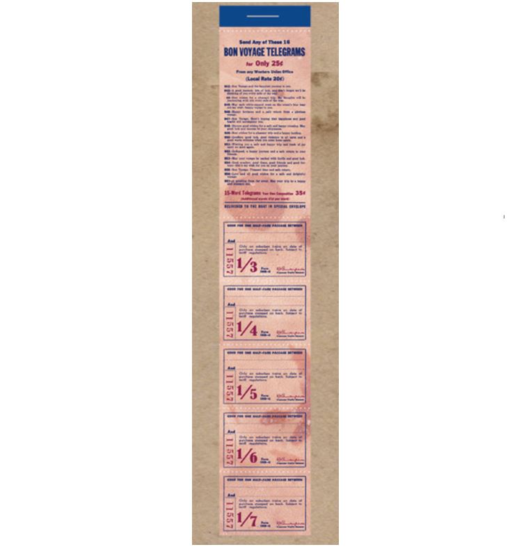 Vintage Tickets Perforated Ephemera Pad (Stubs, Tickets and More)