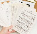 Yanji Old Book Pages Ephemera Loose Sheets (57pcs)