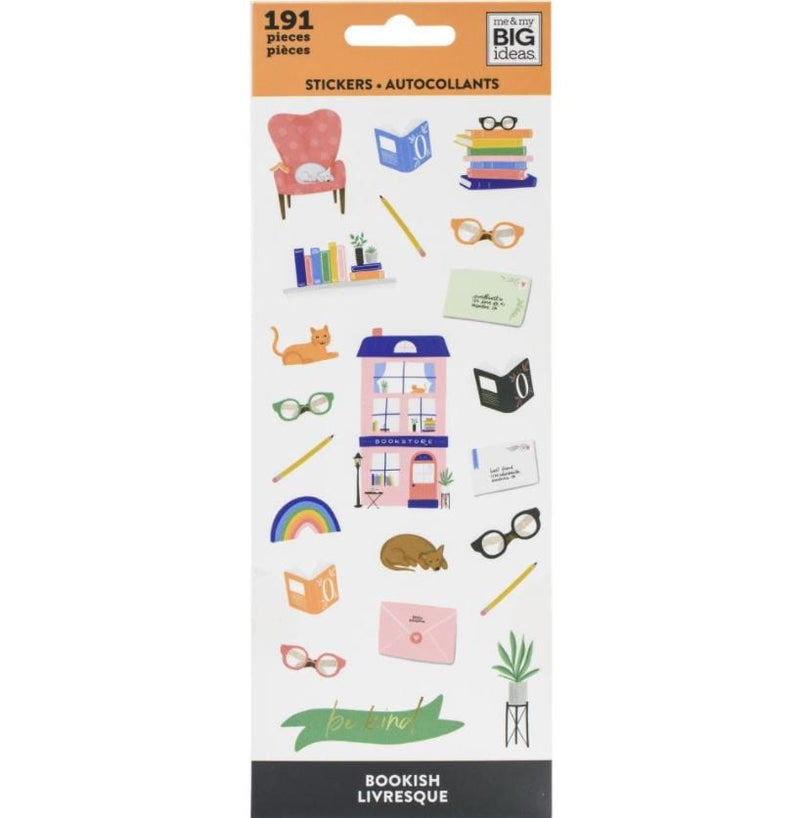 Me and My Big Ideas Bookish Petite Sticker Sheets - 191 Stickers