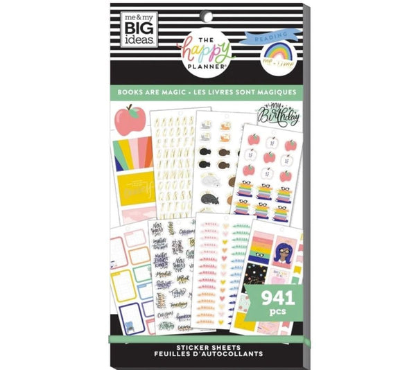 Me and My Big Ideas Books are Magic Value Pack Stickers Happy Planner 941 Stickers