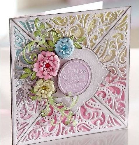 Crafter's Companion Bordeaux Die'sire Create-A-Card Cut and Emboss Dies