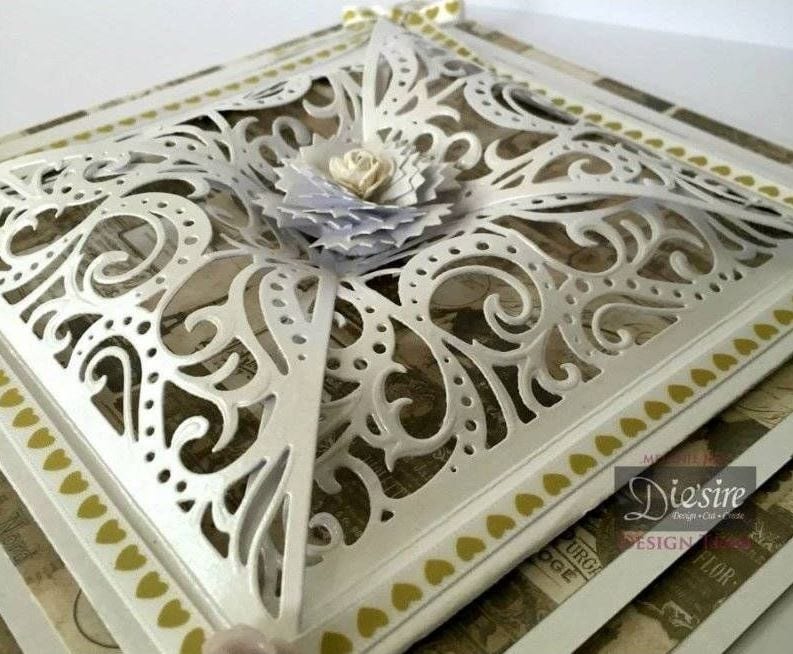 Crafter's Companion Bordeaux Die'sire Create-A-Card Cut and Emboss Dies