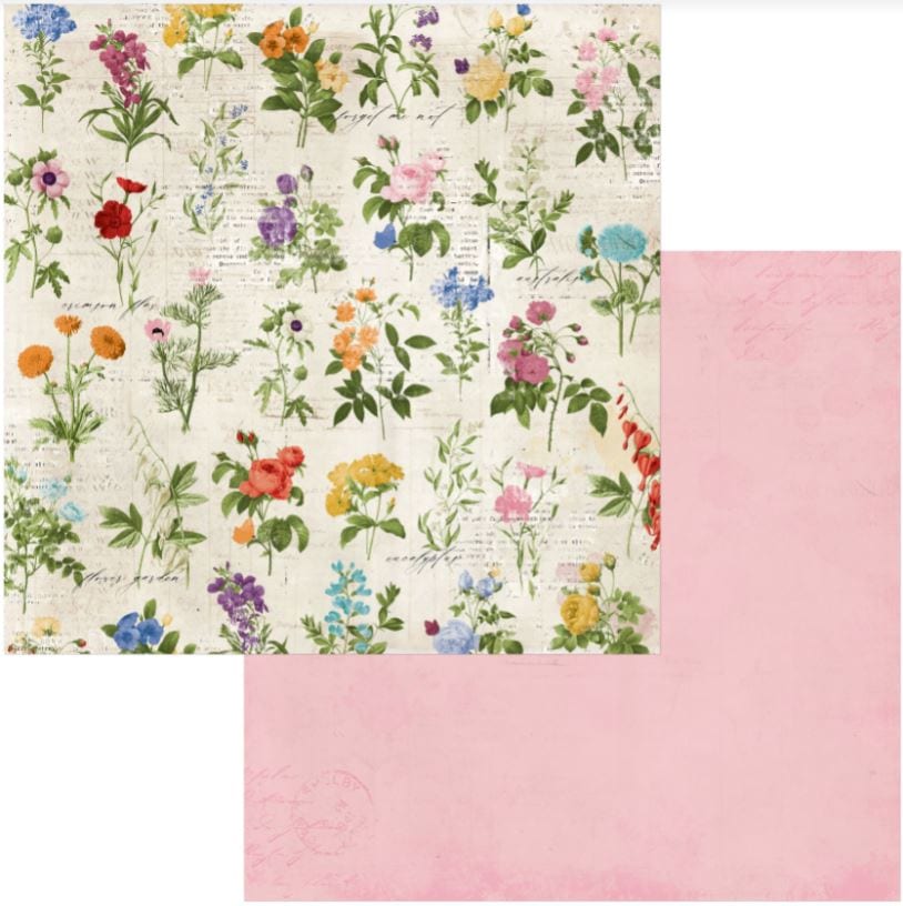 BoBunny Arrangement Botanical Joural Double-Sided Cardstock 12