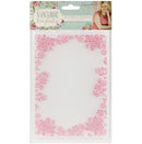 Crafter's Companion Sara Davies Botanical Border Vintage Tea Party Embossing Folder 5"X7"