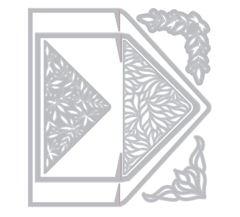 Sizzix Botanical Envelope Liners Thinlits Die Set 6pk by Jen Long