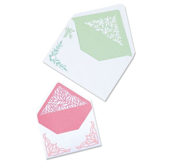 Sizzix Botanical Envelope Liners Thinlits Die Set 6pk by Jen Long