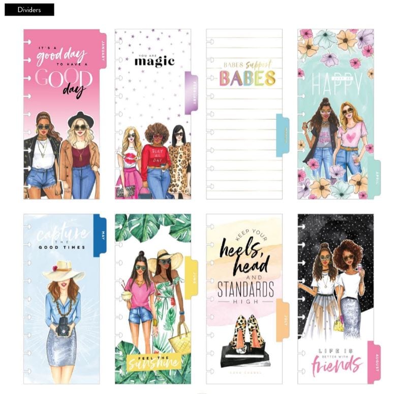 Me and My Big Ideas Bright Days Ahead 2020 Skinny Classic Happy Planner x Rongrong