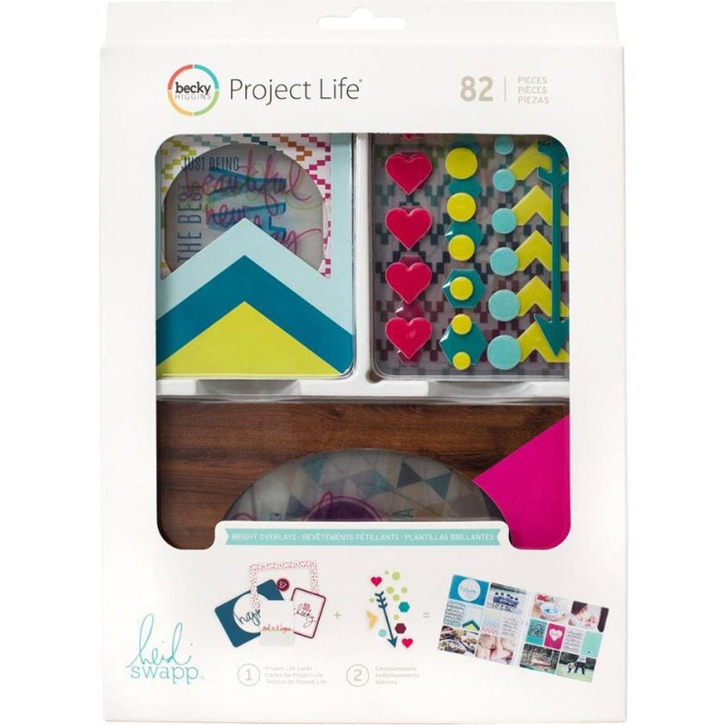 Project Life Bright Overlays Value Kit 82/Pkg