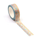 Bronzing Foil Printing Garden Washi Tape 15mm x 10m