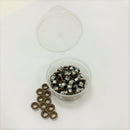 4.5mm Colored Eyelets 80pcs Fits Crop-a-dile and 5mm Eyelet Setter
