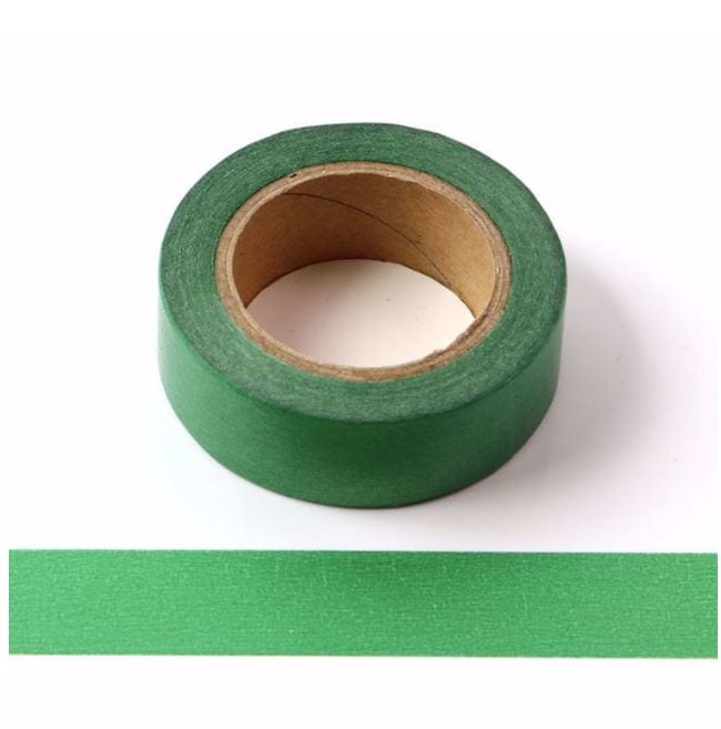 Solid Color Matte Washi Tape 15mm x 10m