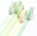 Simno Macarons Solid Color Masking Tape Sets