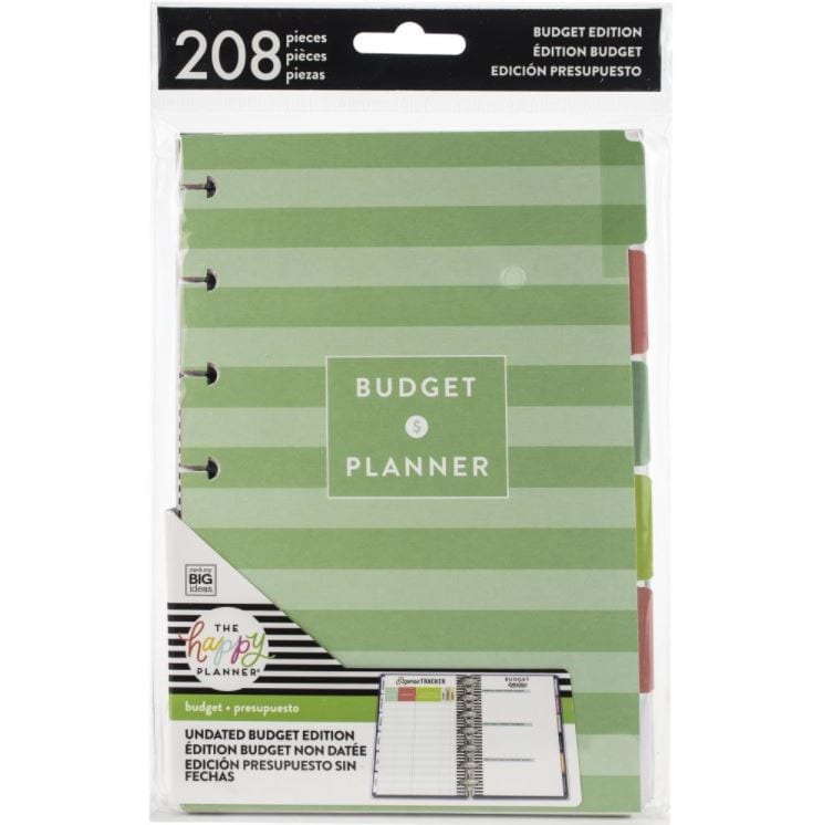 Me and My Big Ideas Budget Mini Extension Pack Happy Planner (208/Pkg)