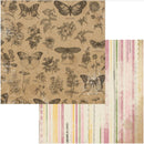 BoBunny Butterflies Botanical Journal Double-Sided Cardstock 12" x 12"