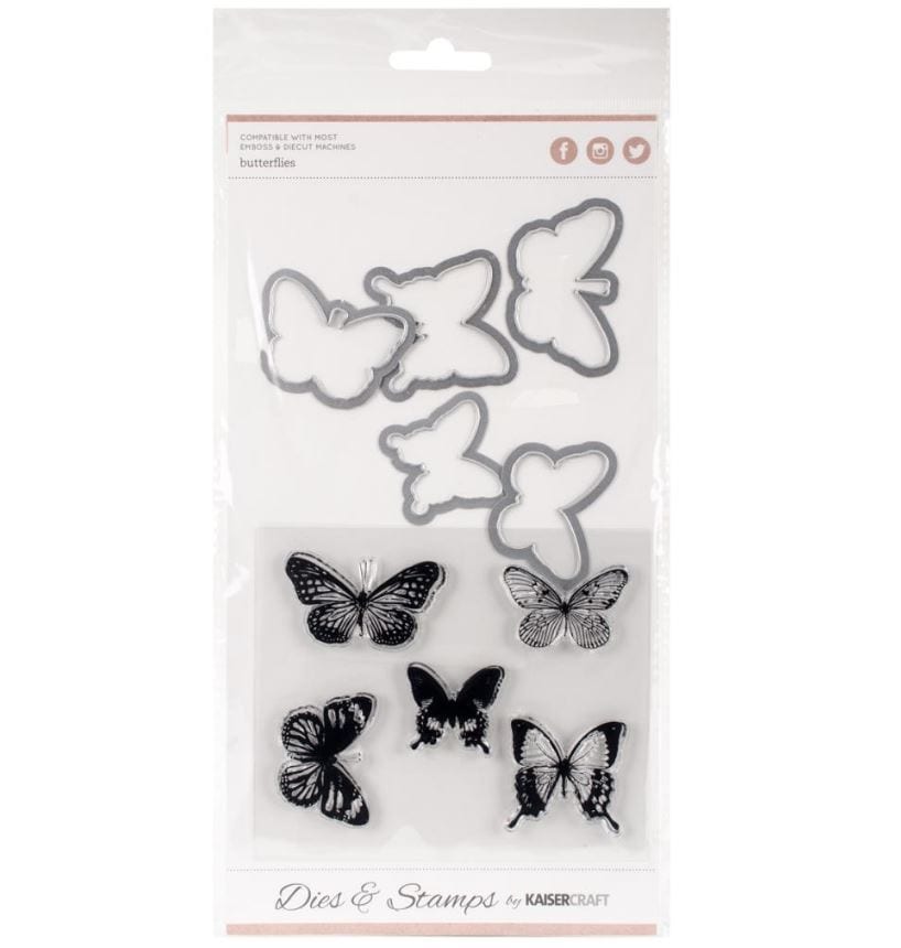 Kaisercraft SALE Butterflies Dies and Stamps