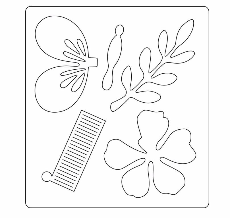 Sizzix Butterfly Embellishments by Katelyn Lizardi Bigz Die with Textured Impressions