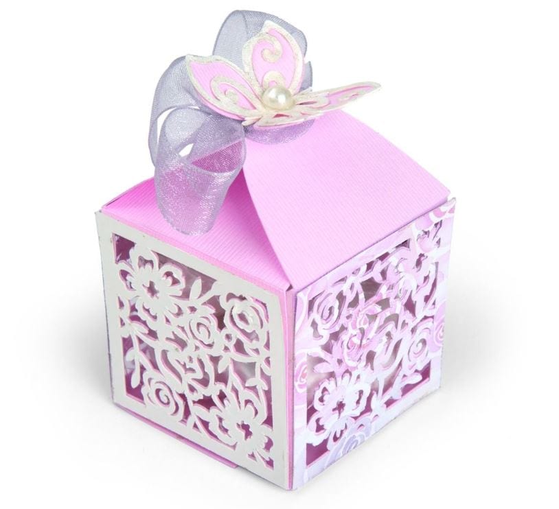 Sizzix Butterfly Favor Box by David Tutera Thinlits Die Set 3PK