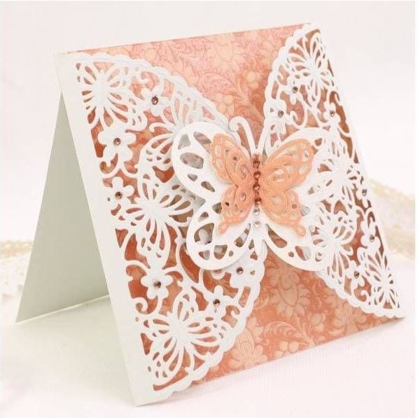 Crafter's Companion Butterfly Garden Die'sire Create-A-Card Cut and Emboss Dies