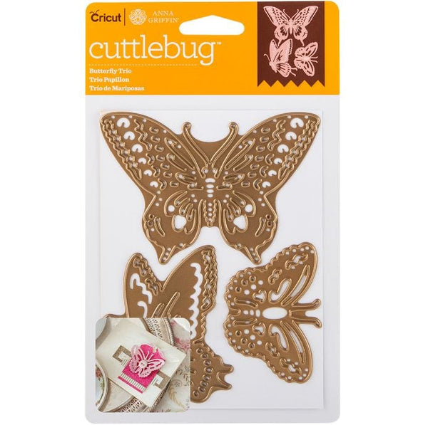 Cuttlebug Butterfly Trio Cut and Emboss Die