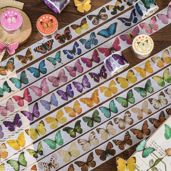 Butterfly Collection Washi Tapes Prose Poetry Series