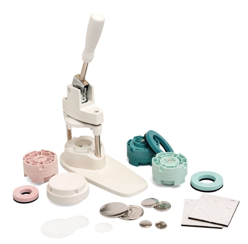 We R Memory Keepers Button Press All-in-One Bundle (w/ Small, Medium and Large Inserts)