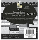 DCWV Cardstock Quotes Grays 6" x 6" Paper Pad
