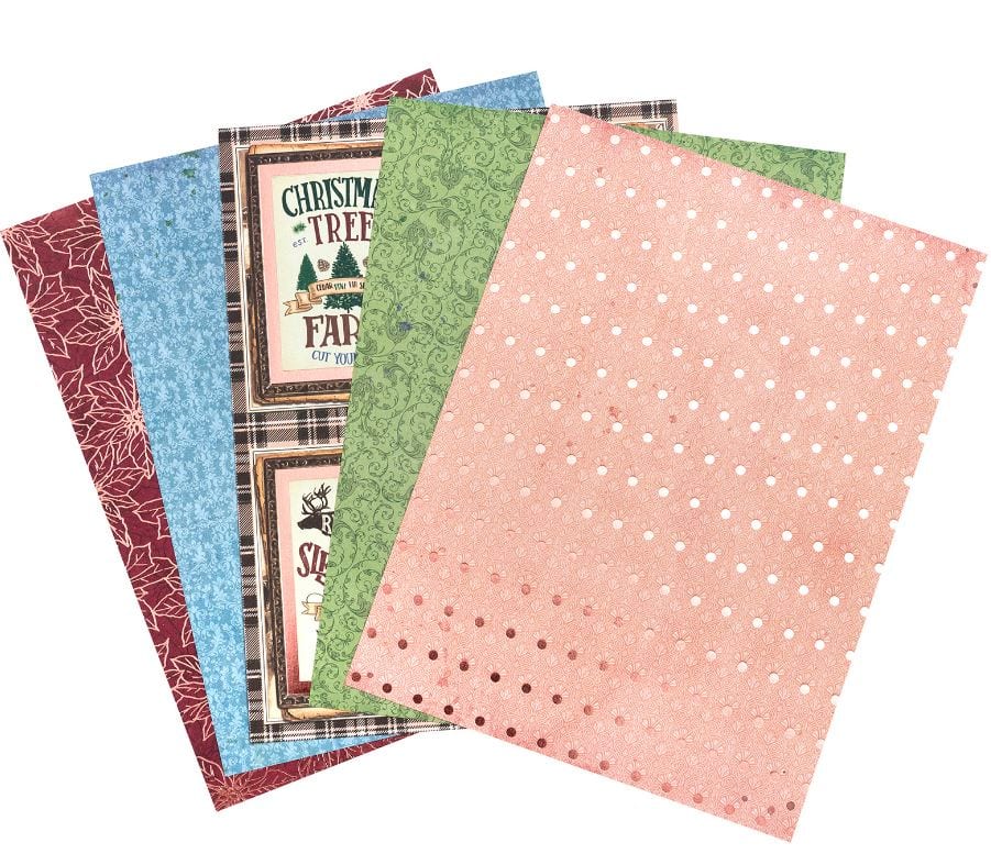 BoBunny Christmas Treasures with Foil Paper Pad 6