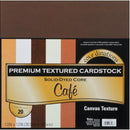 Core'dinations Cafe Value Pack Texture Cardstock 12"X12" 20/Pkg