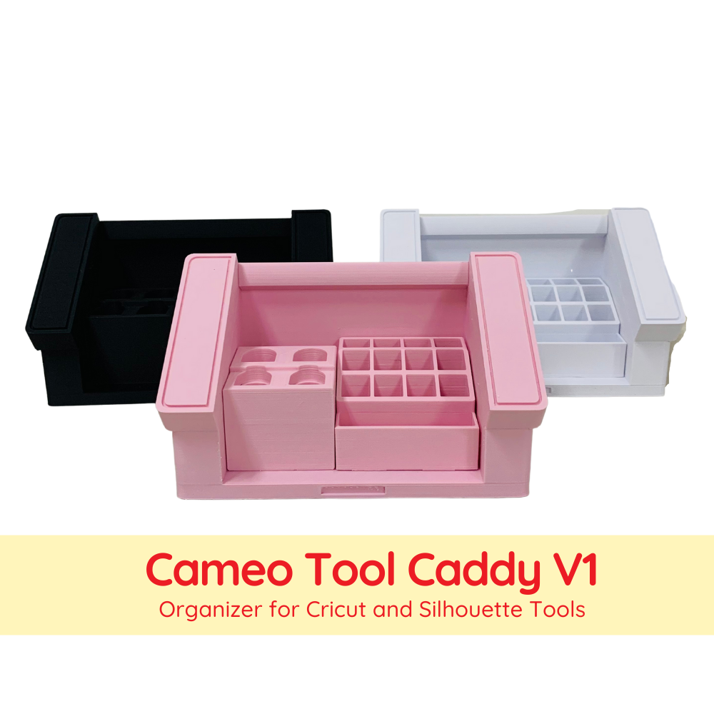 Tool Caddy Organizer for Cricut and Silhouette Tools - Cameo Version