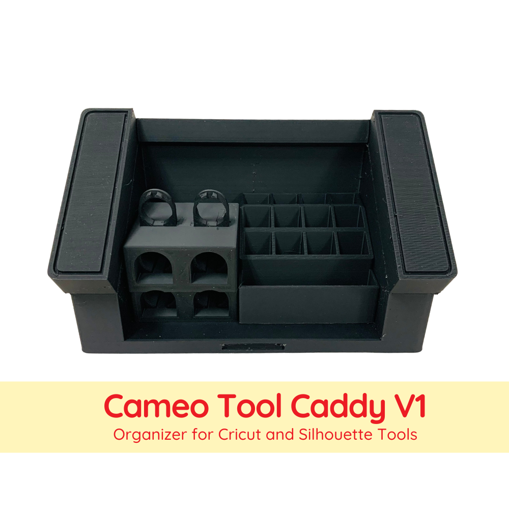 Tool Caddy Organizer for Cricut and Silhouette Tools - Cameo Version