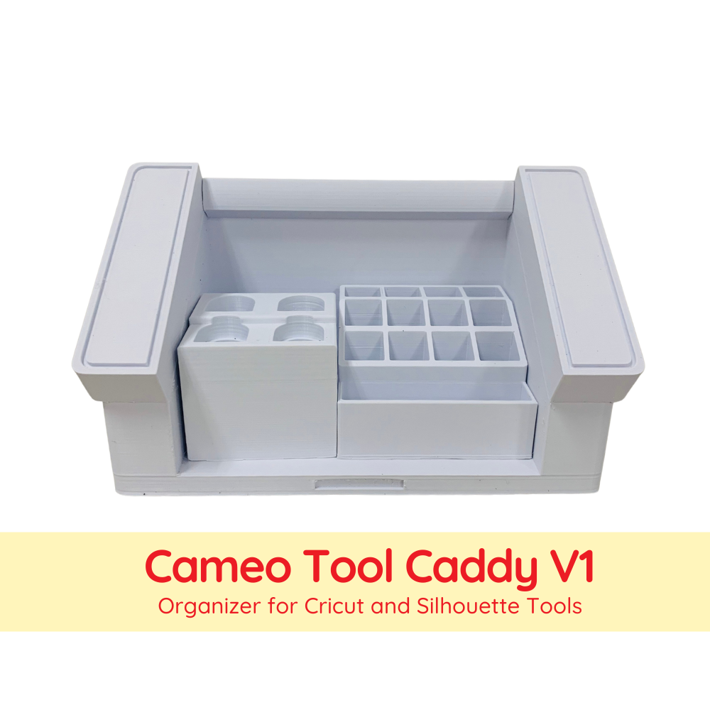 Tool Caddy Organizer for Cricut and Silhouette Tools - Cameo Version