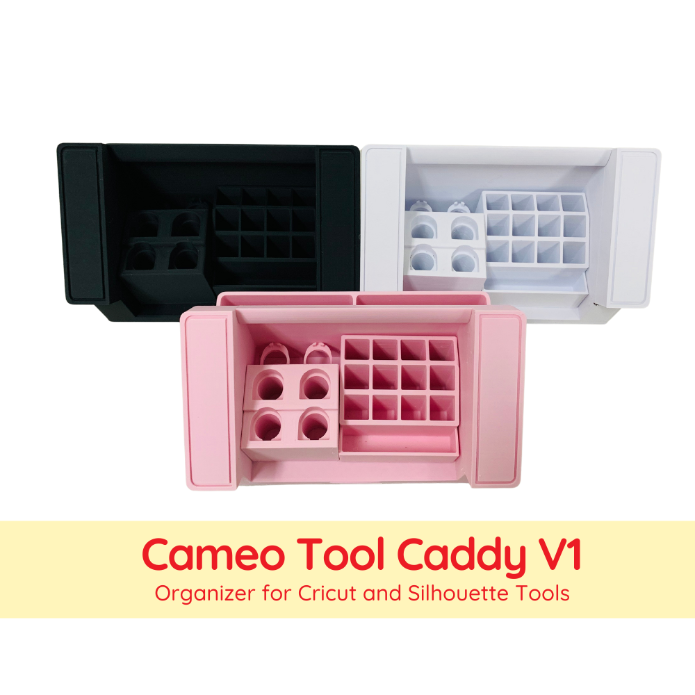 Tool Caddy Organizer for Cricut and Silhouette Tools - Cameo Version