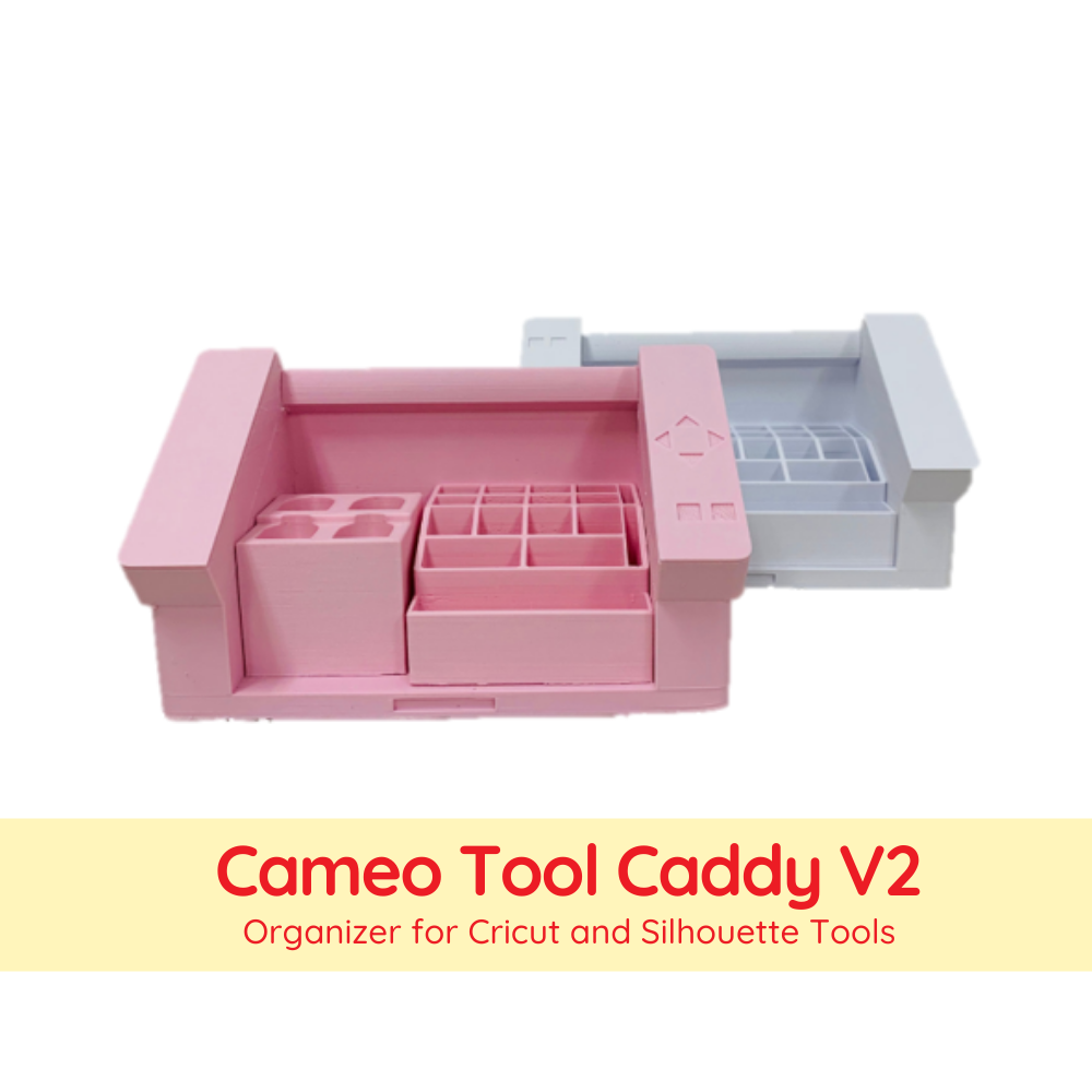 Tool Caddy Organizer for Cricut and Silhouette Tools - Cameo Version