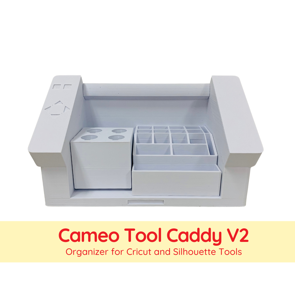 Tool Caddy Organizer for Cricut and Silhouette Tools - Cameo Version