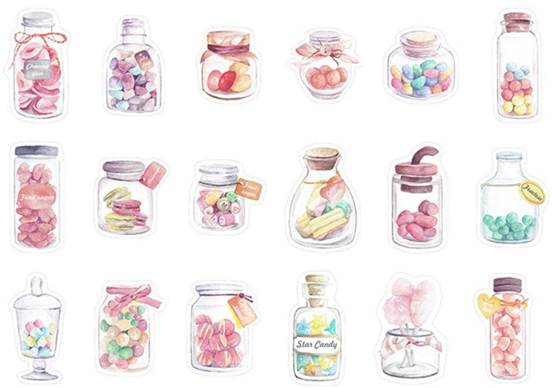 MoCard Candy Jars Postcards