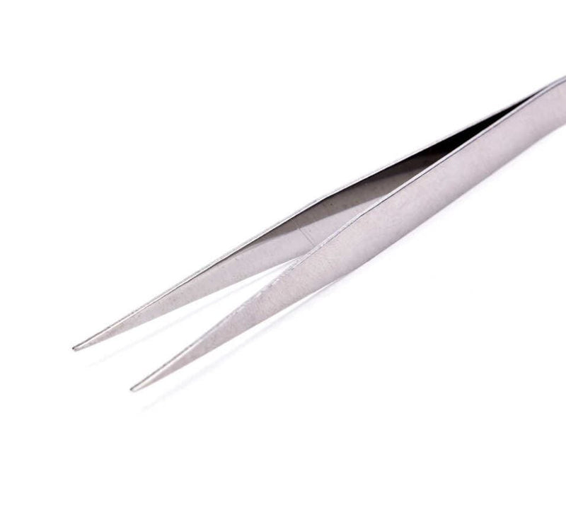 Straight Tweezers 4.5" - 1 piece