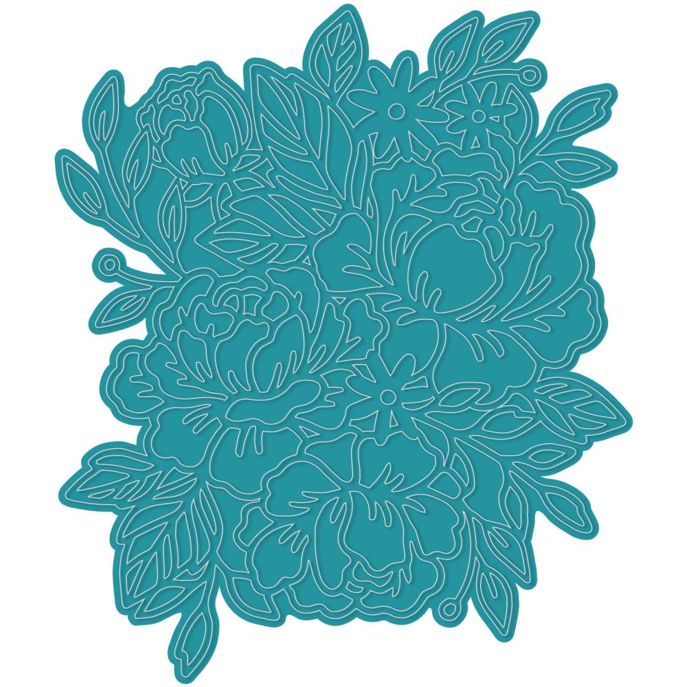 We R Memory Keepers Card Front Floral Revolution Die