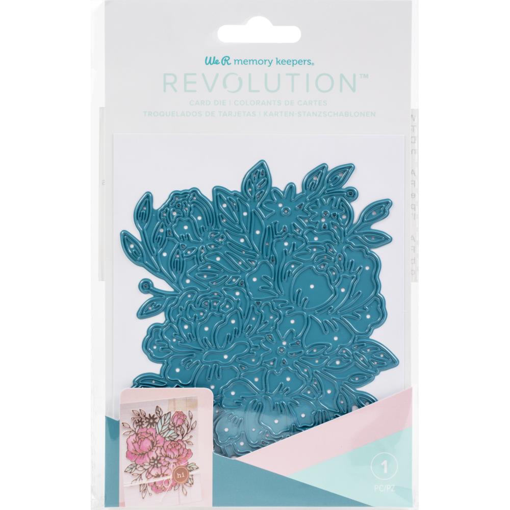 We R Memory Keepers Card Front Floral Revolution Die