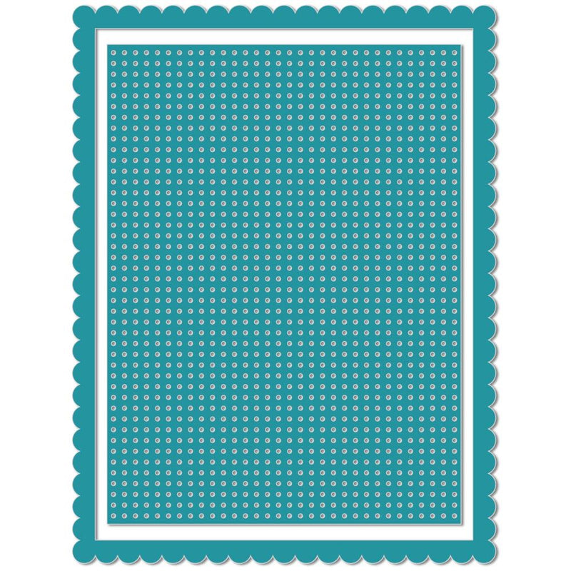 We R Memory Keepers Card Front Stitch Grid Revolution Die