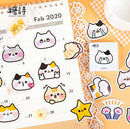 Candy Poetry Cute Cartoon Cat Face Flakes in a Box