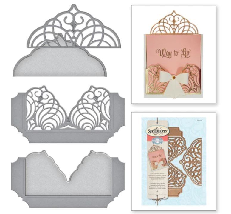 Spellbinders Cascading Grace Pocket Designer Die
