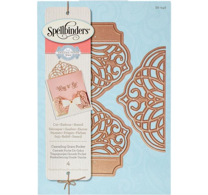 Spellbinders Cascading Grace Pocket Designer Die