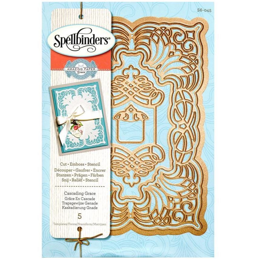 Spellbinders Cascading Grace Die Becca Feeken