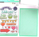 Recollections Celebrate Stamps and Stencil