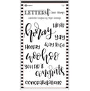 Ranger Celebration Letter It Clear Stamps
