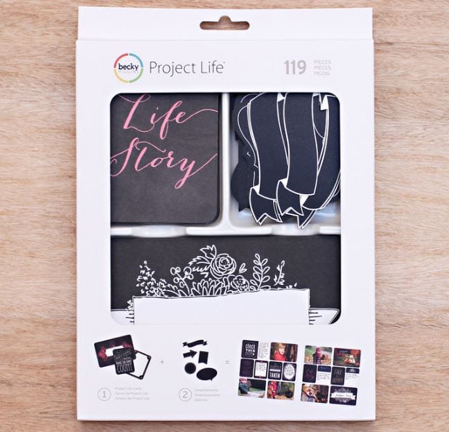 Project Life Chalk w/ Chalkboard Stickers Value Kit 119/Pkg