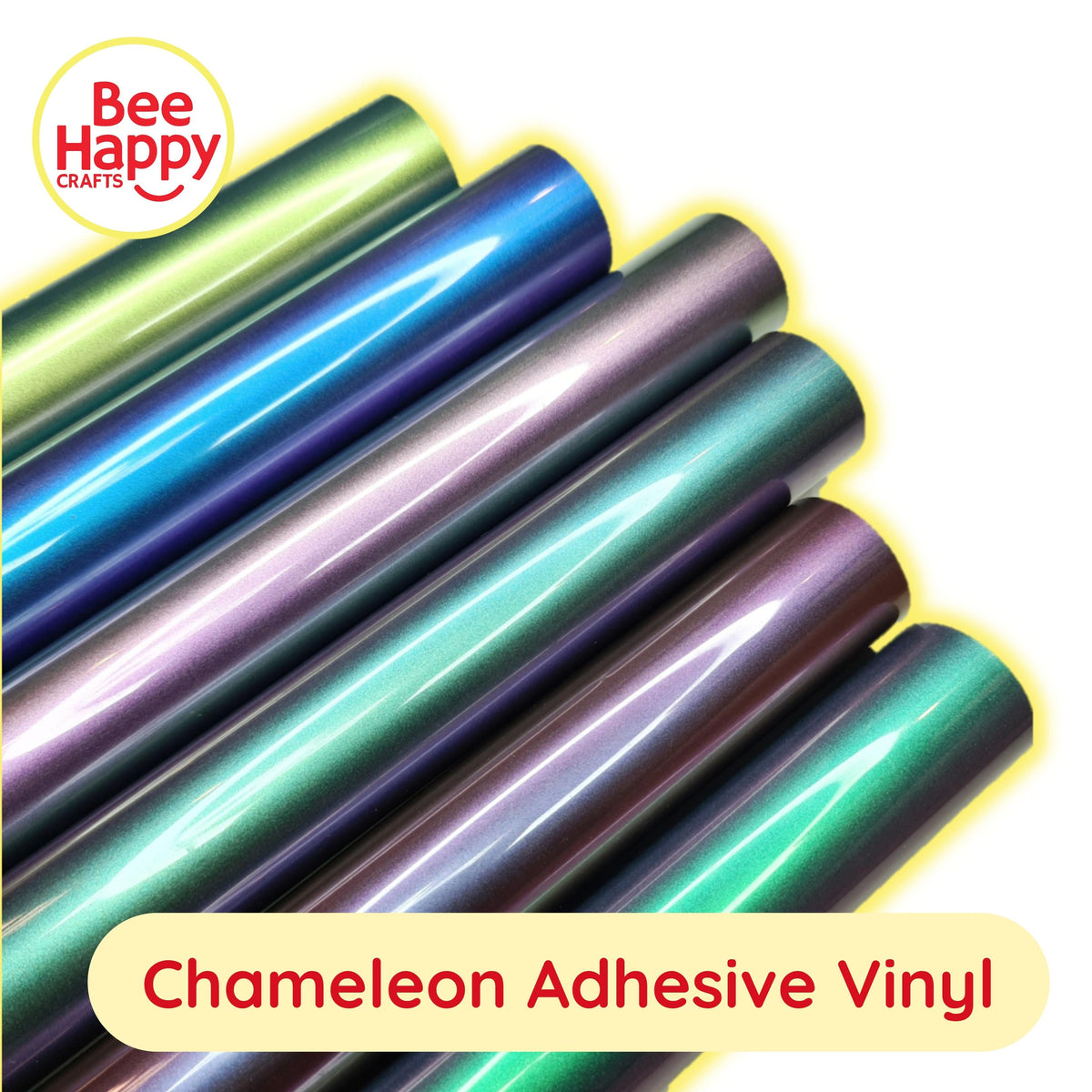 Bee Happy Chameleon HTV Heat Transfer Vinyl (Iron On) - 12