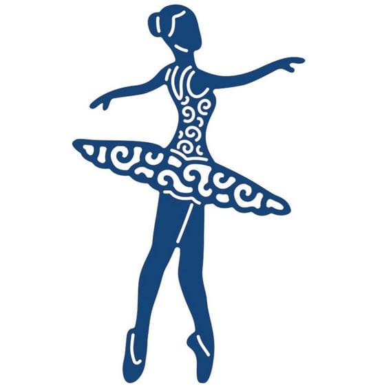 Charming Ballerina Tattered Lace Metal Die